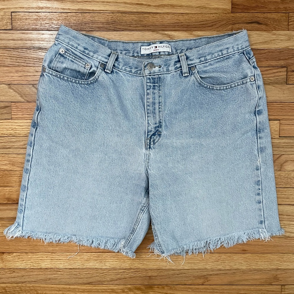 TOMMY HILFIGER Cutoff Jean Shorts